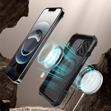 Чохол Supcase UB XT Mag MagSafe для iPhone 16e чорного кольору з підставкою