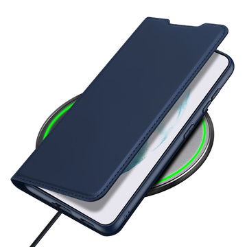 Dux Ducis Skin Pro Flip Schutzhülle für Samsung Galaxy S22 Plus Marineblau