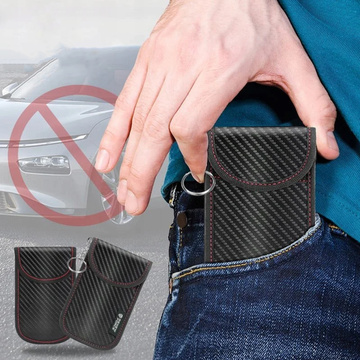 Anti-Diebstahl-Geldbörse für Schlüssel. Anti-Diebstahl-Smart-Wallet, RFID-Kartenhalter, schwarz