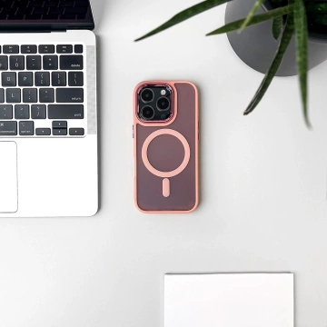 Etui Wozinsky MagSafe do Samsung Galaxy S25 Magnetic Case Różowe