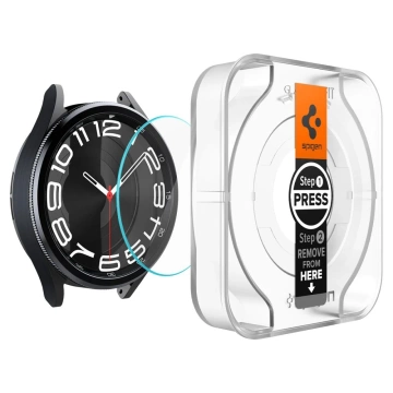 Szkło hartowane Spigen Glas.tr ”EZ-Fit” 2-Pack do Samsung Galaxy Watch 6 Classic (43 mm) Clear