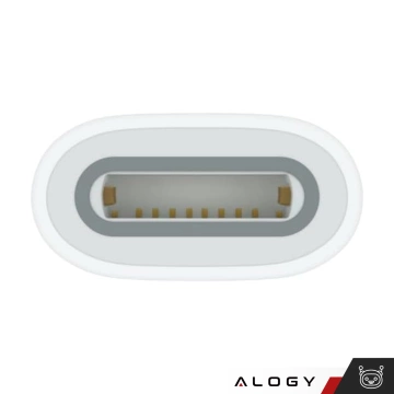 Magnetické pero Alogy pro poznámkové a skicovací pero pro Apple iPad Pro/ Air/ Mini White