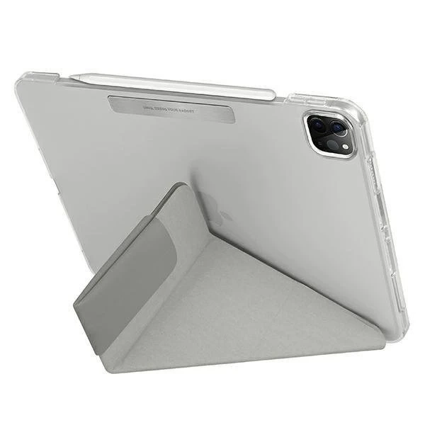 UNIQ Camden Tablet Case für iPad Pro 11" (2021) grau/fossilgrau Antimikrobiell