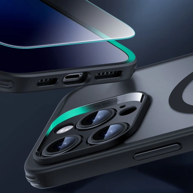 Etui ESR Classic Pro Set MagSafe iPhone 16 Pro Czarny Frosted