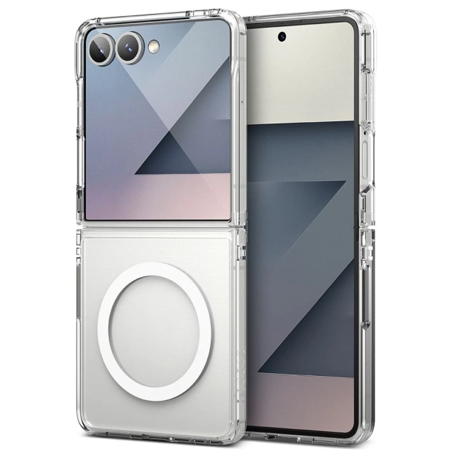 Etui do Galaxy Z Flip 7 Ringke Fusion Magnetic MagSafe Clear