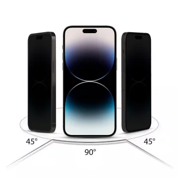 Szkło prywatyzujące Hofi Anti Spy Glass Pro+ 2-Pack do iPhone 16 Pro Privacy