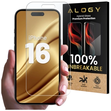 Hybridní sklo pro Realme 11 Pro 5G / Pro Plus Screen Protector Alogy Flexi Glass 9H Case Friendly Flat Screen Cover