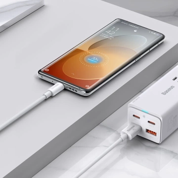 Kábel Baseus Superior Series SUPERVOOC USB-A na USB-C 65W 1m biely