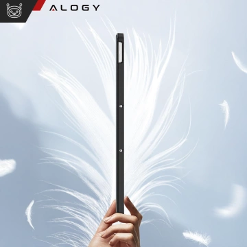 Ochranné pouzdro pro tablet Lenovo Tab P12 12.7 TB-370, pouzdro Alogy Book Cover, šedé