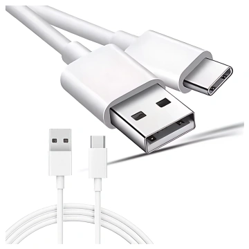 Xiaomi originálny USB - USB-C kábel typu C silný rýchly 120W PD 6A 1M drôt Biely
