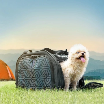 Rockbros 30140028001 Transport-Fahrradtasche für Katzen und Hunde – Schwarz