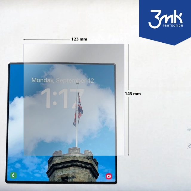 Antiviren-Handy-Displayfolie 3mk SilverProtection Folded Edition für Samsung Galaxy Z Fold 6