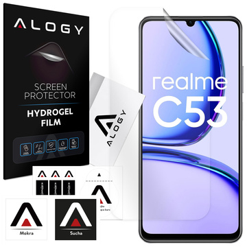 Гідрогелева плівка для екрану телефону Realme C53 Alogy Hydrogel Film