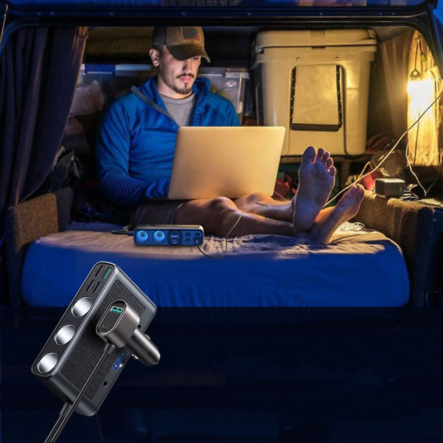 Autoladegerät PD 154W QC 3.0 Schwarz