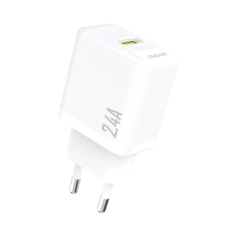 Ładowarka sieciowa Dudao A23 2.4A USB-A | Szybkie ładowanie | Biała
