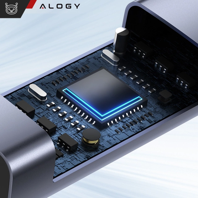 Adaptér USB na Ethernet Alogy LAN RJ45 GIGABIT 1000 MBPS síťová karta černá