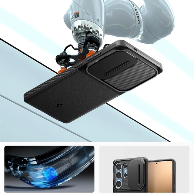 Чохол для Samsung Galaxy S25 Ultra Black Spigen Optic Armor