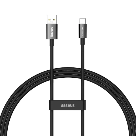 Baseus Superior Series SUPERVOOC kabel USB-A na USB-C 65W 1m černý