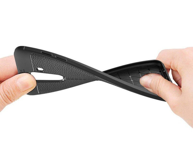 Etui Alogie Lederrüstung Samsung Galaxy A6 Plus