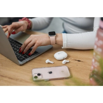 Forcell F-Audio TWS Clear Sound Wireless Earphones BT 5.3 White