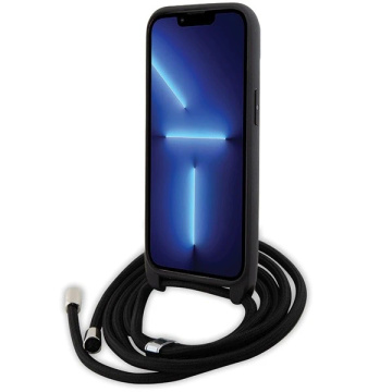 Etui Karl Lagerfeld KLHCP15SSAKCPSK для iPhone 15 6.1" hardcase czarny/black Crossbody Saffiano Metal Pin Karl