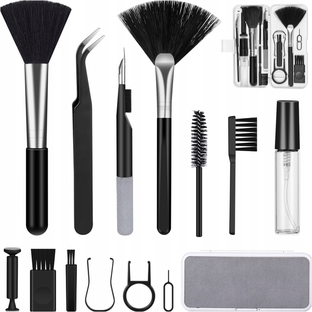 Headphone keyboard cleaning kit 18 in 1 Multifunctional Brush SIM Key Cleaner Alogy Set