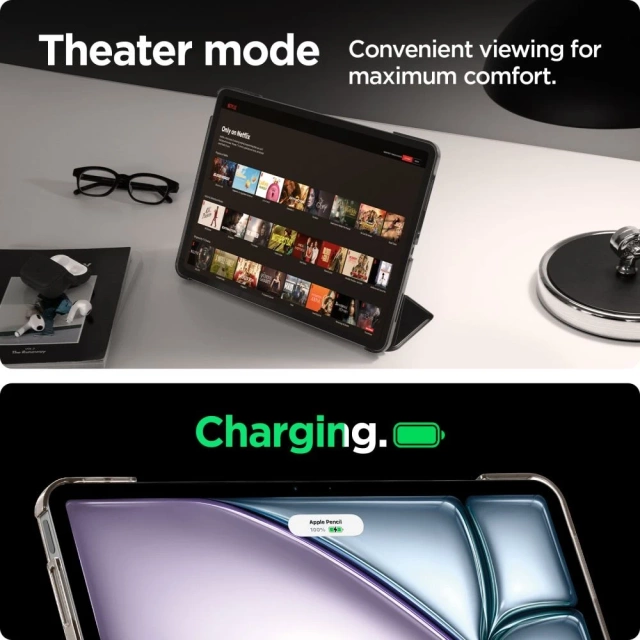 Etui Spigen Smart Fold pre Apple iPad Air 13 2024 Black