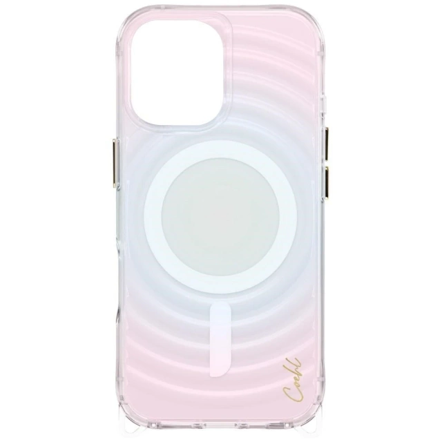 Etui UNIQ Coehl Vela do iPhone 17 Magnetic Charging Opal