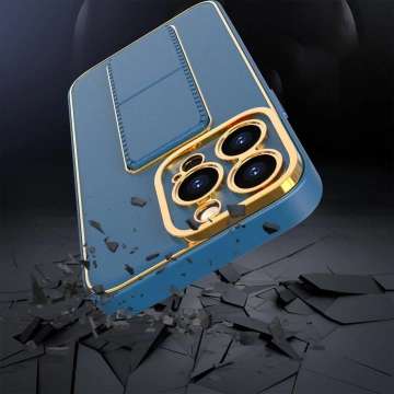 New Kickstand Case cover for Samsung Galaxy A12 5G with stand blue