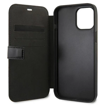 Etui BMW BMFLBKP12MSLLBK do Apple iPhone 12/ 12 Pro 6,1" kniha Podpis