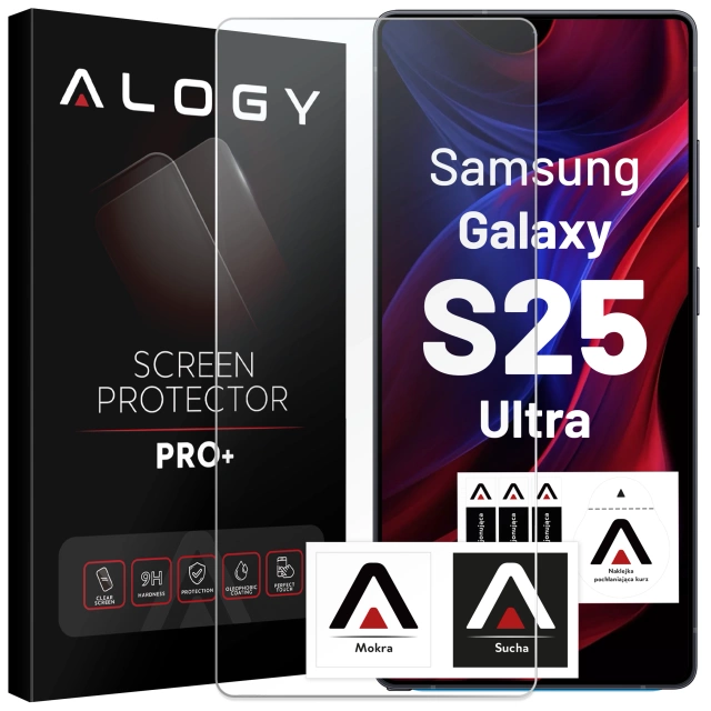 Загартоване скло для Apple iPhone 16 Pro Max Screen Protector 9H Alogy Heavy Pro ™️