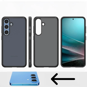 Чохол для Samsung Galaxy S25 Spigen Ultra Hybrid, морозно-чорний