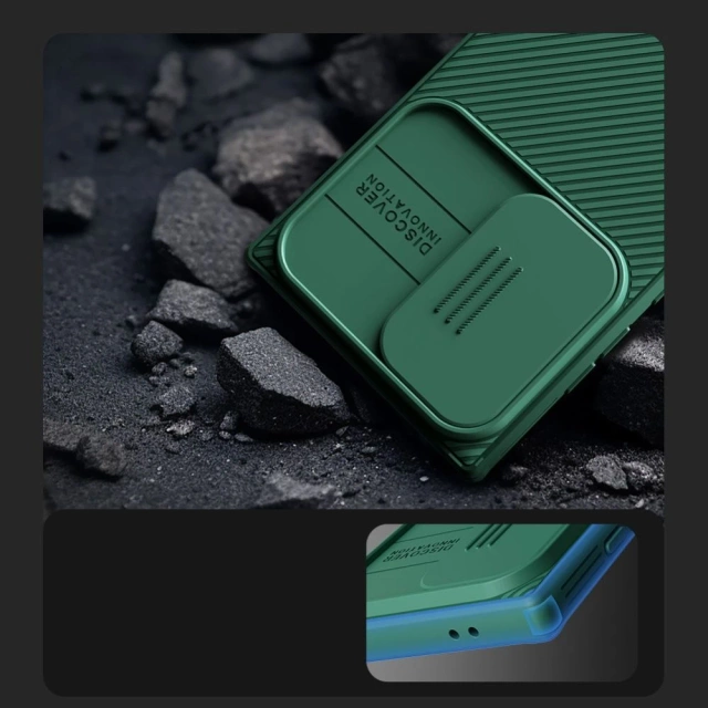 Etui Nillkin Camshield Pro für Samsung Galaxy S24 Ultra Schwarz