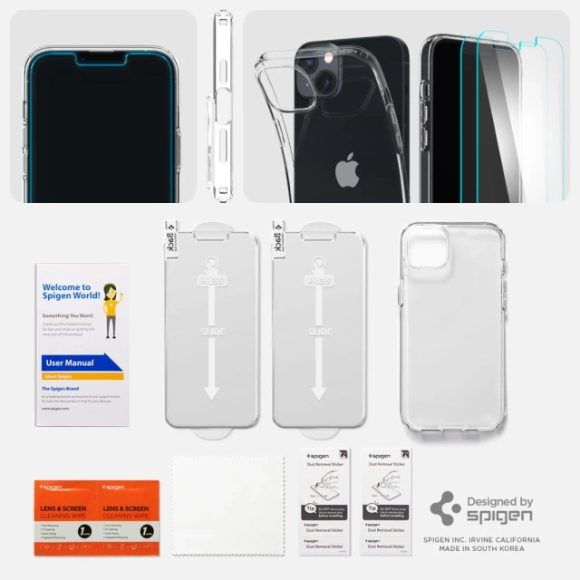Etui Spigen Crystal Pack do Apple iPhone 14 Crystal Clear