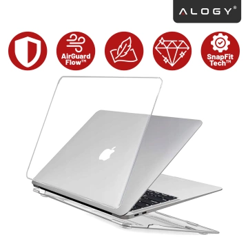 Pevné pouzdro Etui Alogy pro Apple Macbook Air 13 2022 M2 A2681 13,6" Przezroczyste