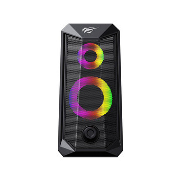 Колонки комп'ютерні Havit SK202 2.0 RGB (чорні)