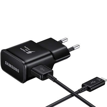 Оригінальний настінний зарядний пристрій Samsung EP-TA200EBE 2A Black