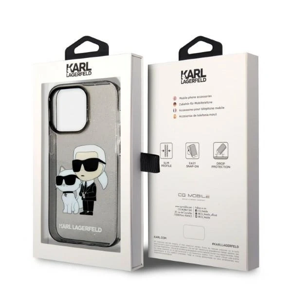 Чохол Etui Karl Lagerfeld KLHCP14XHNKCTGK для iPhone 14 Pro Max 6,7" Gliter Karl