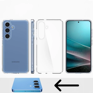 Чохол для Samsung Galaxy S25 Spigen Ultra Hybrid, кришталево прозорий