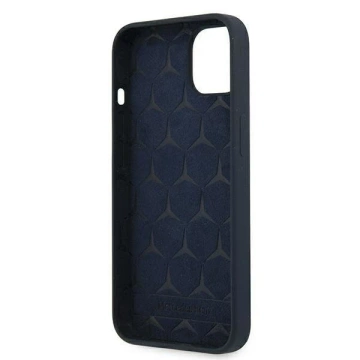 Ochranné puzdro Mercedes MEHCP13MSILNA pre Apple iPhone 13 6,1" námornícka modrá/námornícke pevné puzdro Silicone Line