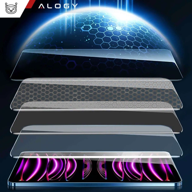 Szkło hartowane do Apple iPad Air 13” 1 / 2 / 2024-2025 / Pro 13 7 / 8 / 2024-2025 Alogy Screen Protector Pro+ 9H