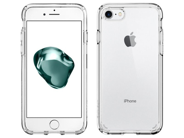 Spigen Ultra Hybrid 2 Hülle Apple iPhone 7/8 / SE 2022/2020 Crystal Clear Glass Alogie