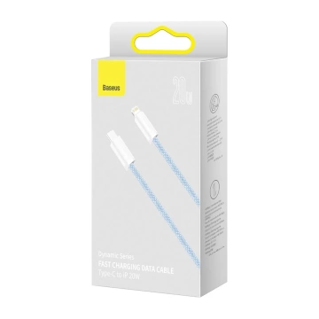 Dynamický kábel Baseus USB Typ C - Lightning Power Delivery 20W 1m niebieski (CALD000003)