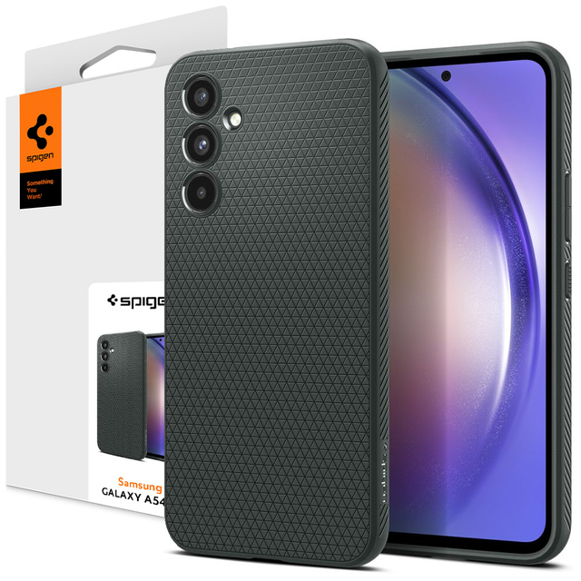 Mobilní telefon Spigen Liquid Air pro Samsung Galaxy A54 5G Abyss Green
