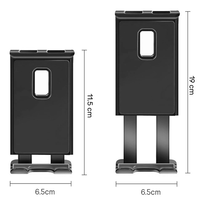 Alogy AirVent Autohalterung für Handy, Tablet 4-11" für Lüftungsgitter Schwarz