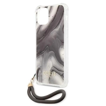 Guess GUHCP12SKSMAGR iPhone 12 mini 5,4" szary/grey Hardcase Marble Collection