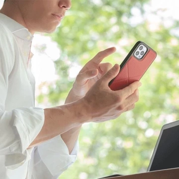 УНІКАЛЬНИЙ Чохол Transforma iPhone 12 Pro Max 6.5" червоний / red