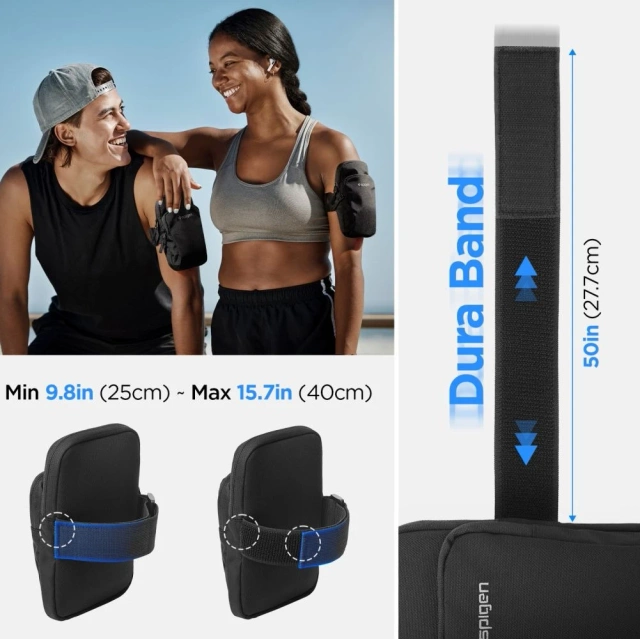 Нарукавна пов'язка Spigen A702 Dynamic Shield Black