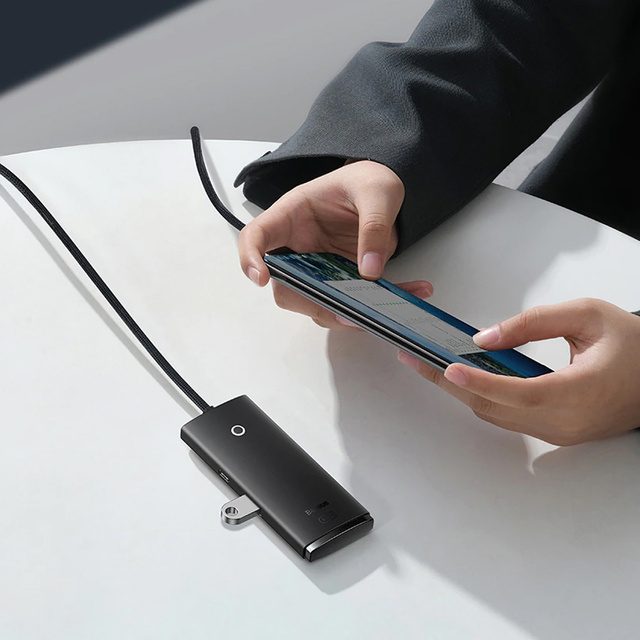 HUB Adapter Baseus Lite Serie Adapter USB-A auf 4x USB-A 100cm