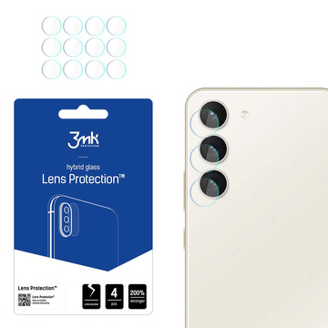 Glass Camera Protector x4 3mk Objektivschutz für Samsung Galaxy S23 Plus